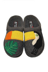 PANTOFOLE AUTUNNO/INVERNO UNISEX  GRAFITE